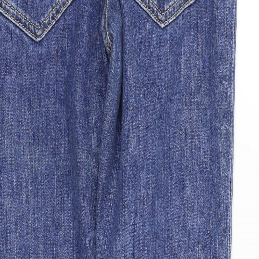 ASOS Womens Blue Straight Jeans Size S L28 in
