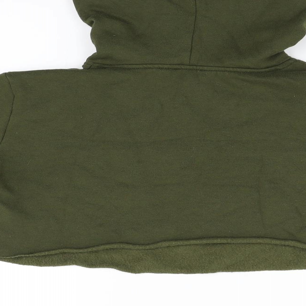 New Look Girls Green Pullover Hoodie Size 9 Years