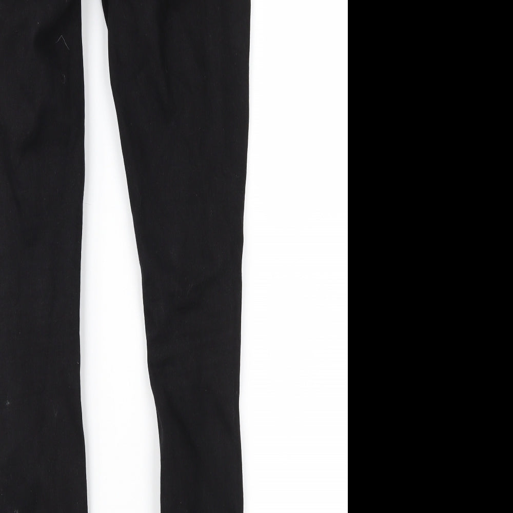 Denim & Co. Womens Black Denim Skinny Jeans Size 6 L29 in