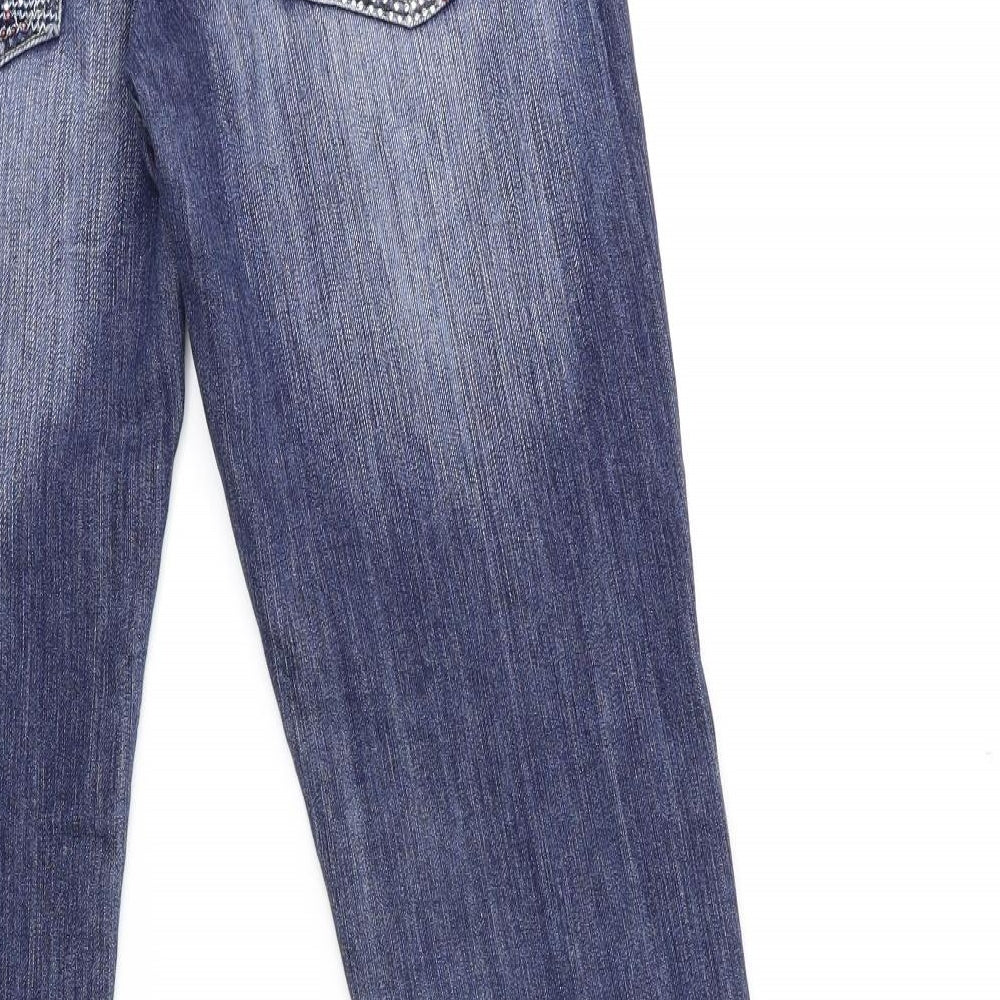 Reverse Womens Blue Denim Skinny Jeans Size 10 L30 in