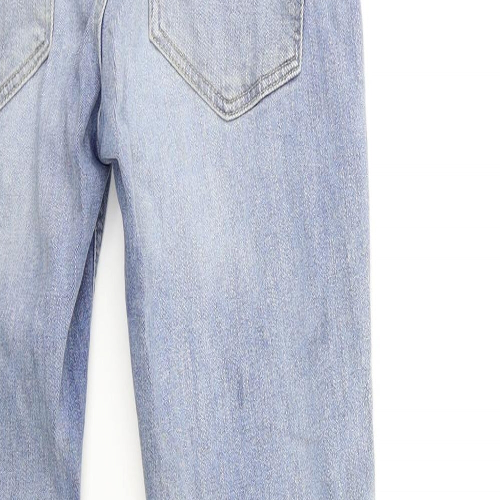 H&M Womens Blue Denim Skinny Jeans Size 10 L28 in