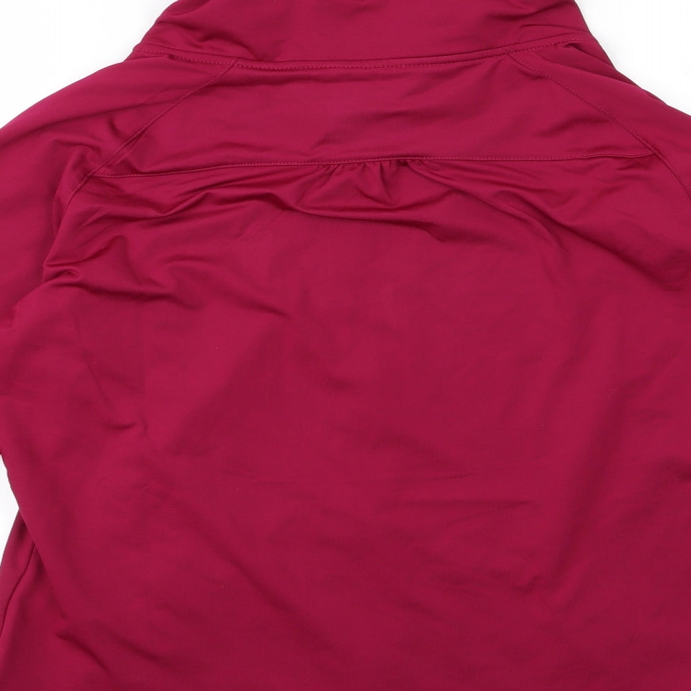 sport tek Womens Pink Full Zip Hoodie Size L