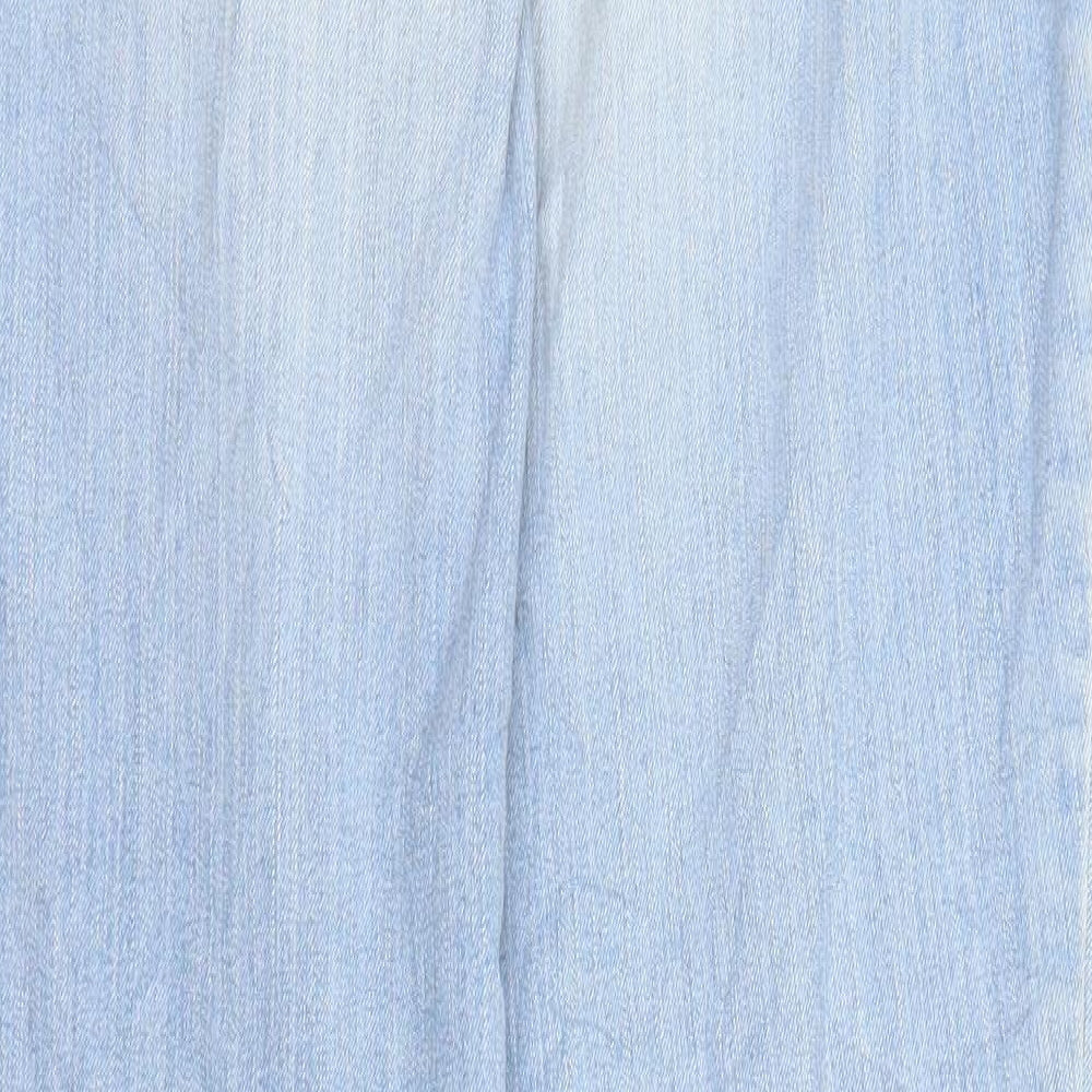 Pieces Womens Blue Denim Straight Jeans Size 35 in L31 in