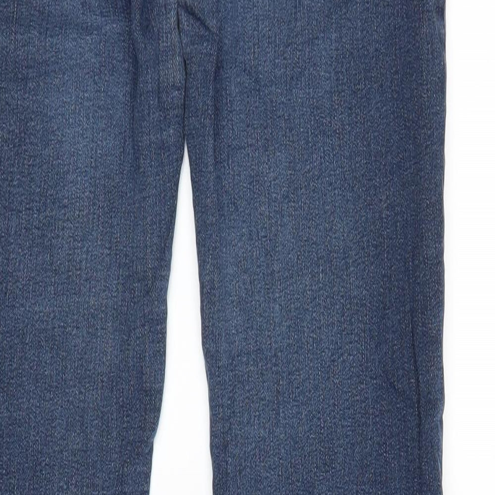 H&M Womens Blue Denim Straight Jeans Size 26 in L28 in