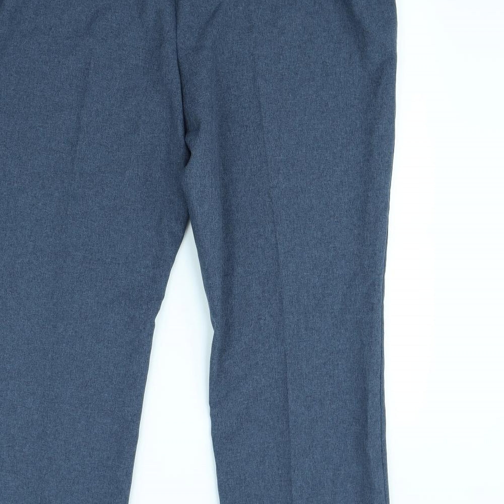 Preworn Womens Blue Dress Pants Trousers Size 18 L30 in