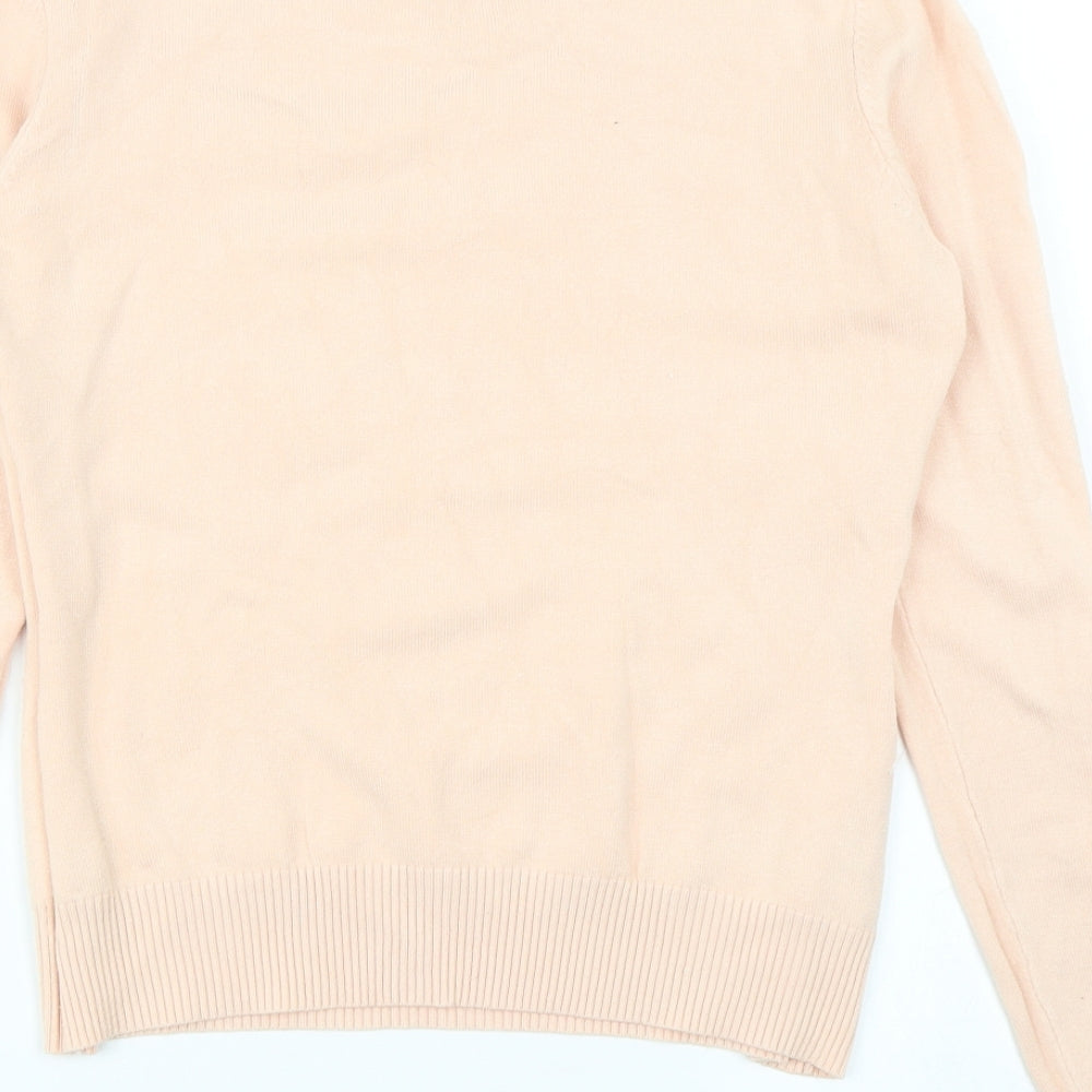 Yumi Womens Pink Pullover Jumper Size S