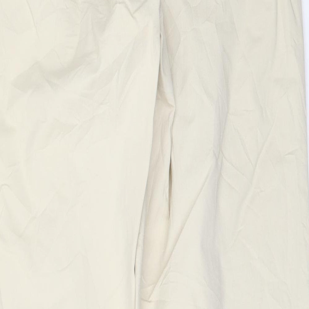 Toni Womens Beige Chino Trousers Size 14 L26 in
