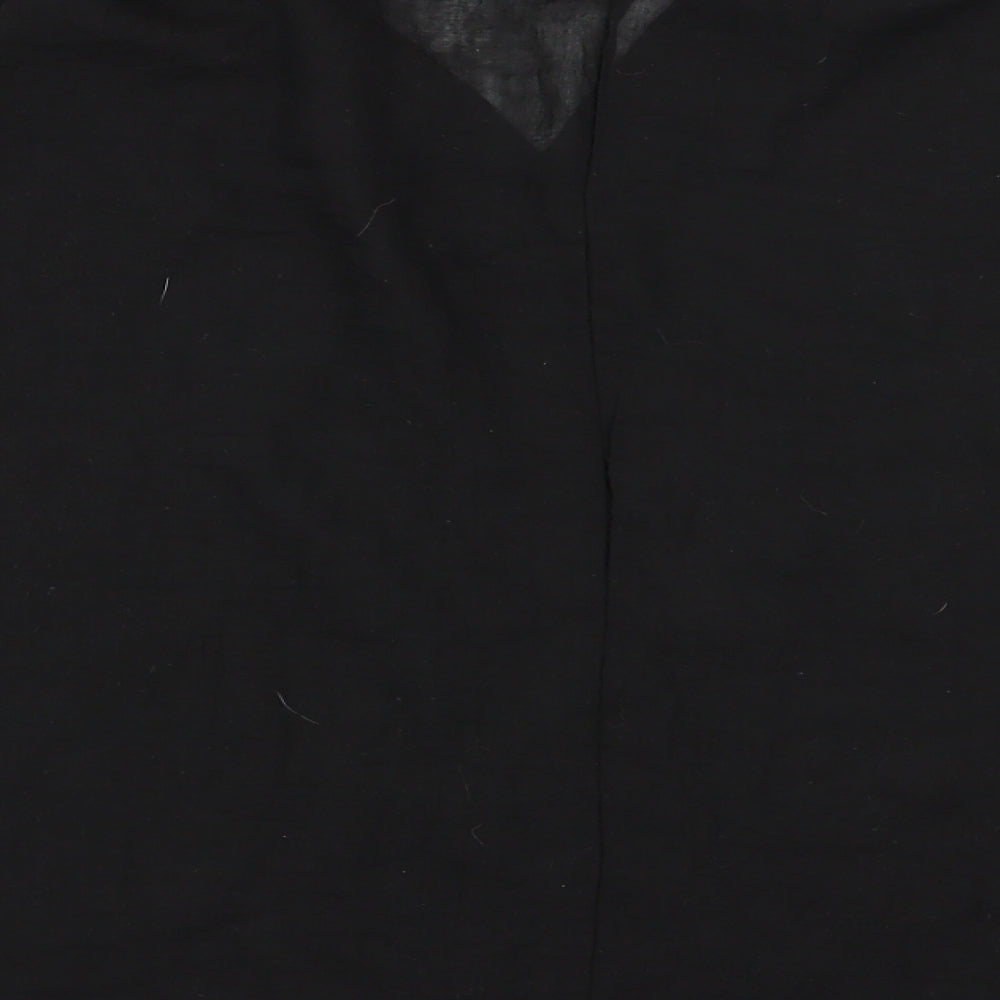 Preworn Womens Black Basic Blouse Size 2XL