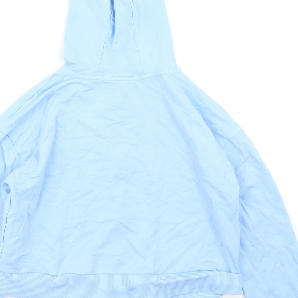 Asda George Girls Blue Full Zip Jumper Size 9-10 Years