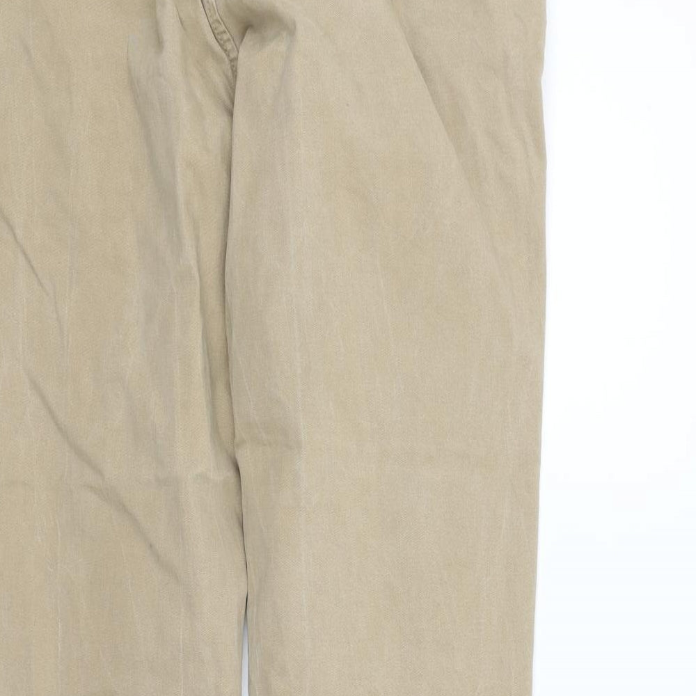 NEXT Womens Beige Trousers Size 34 L28 in