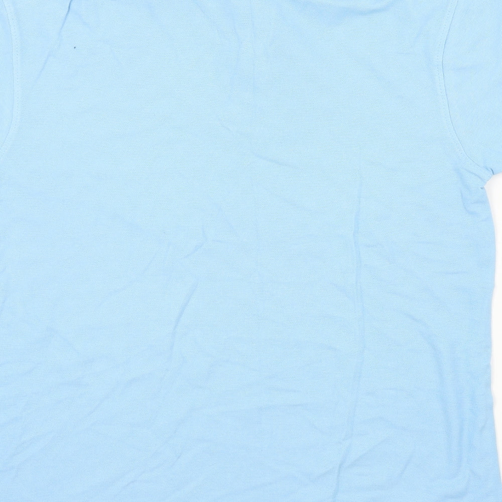 Ceader wood state Mens Blue Polo Size M