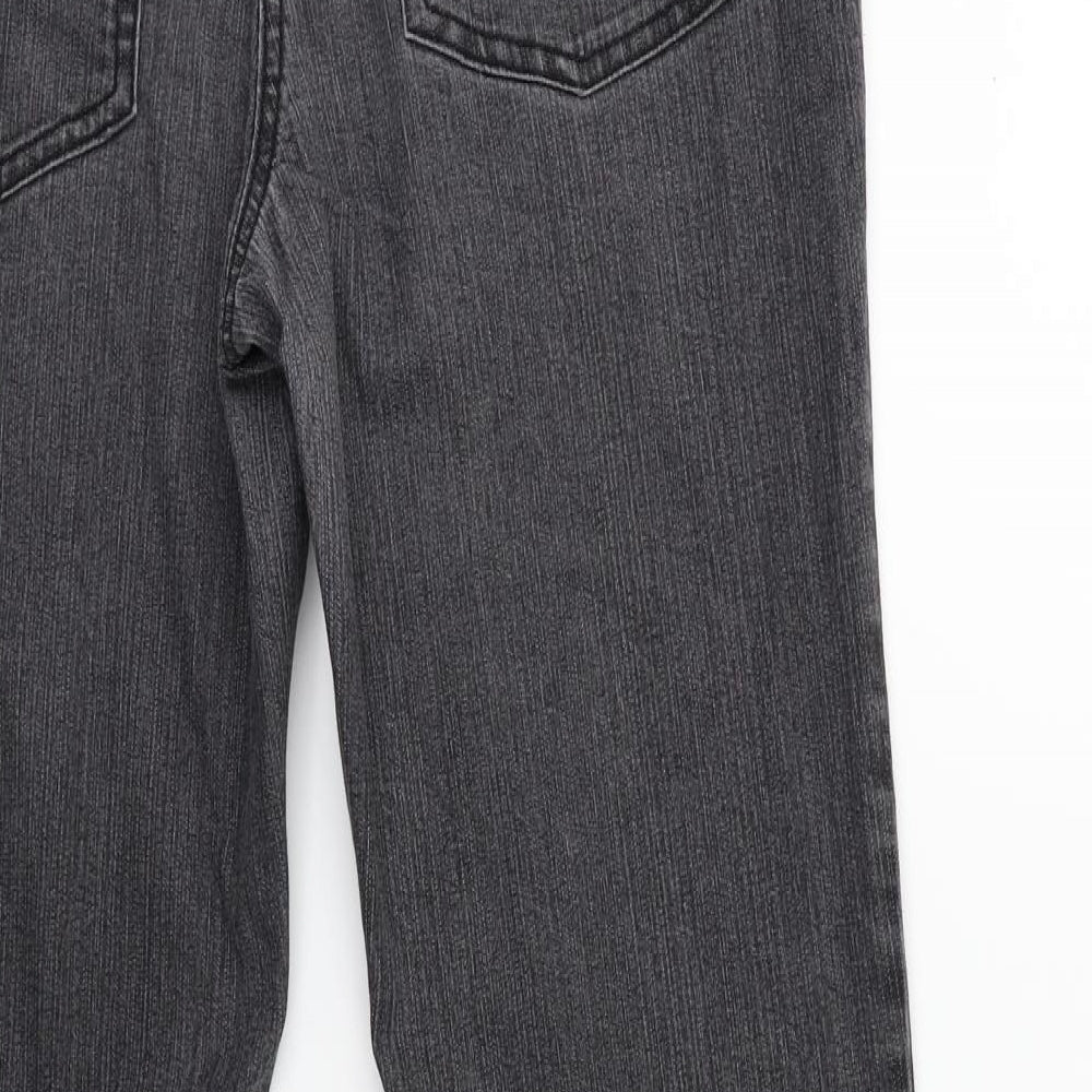 Debenhams Womens Grey Denim Skinny Jeans Size 12 L29 in
