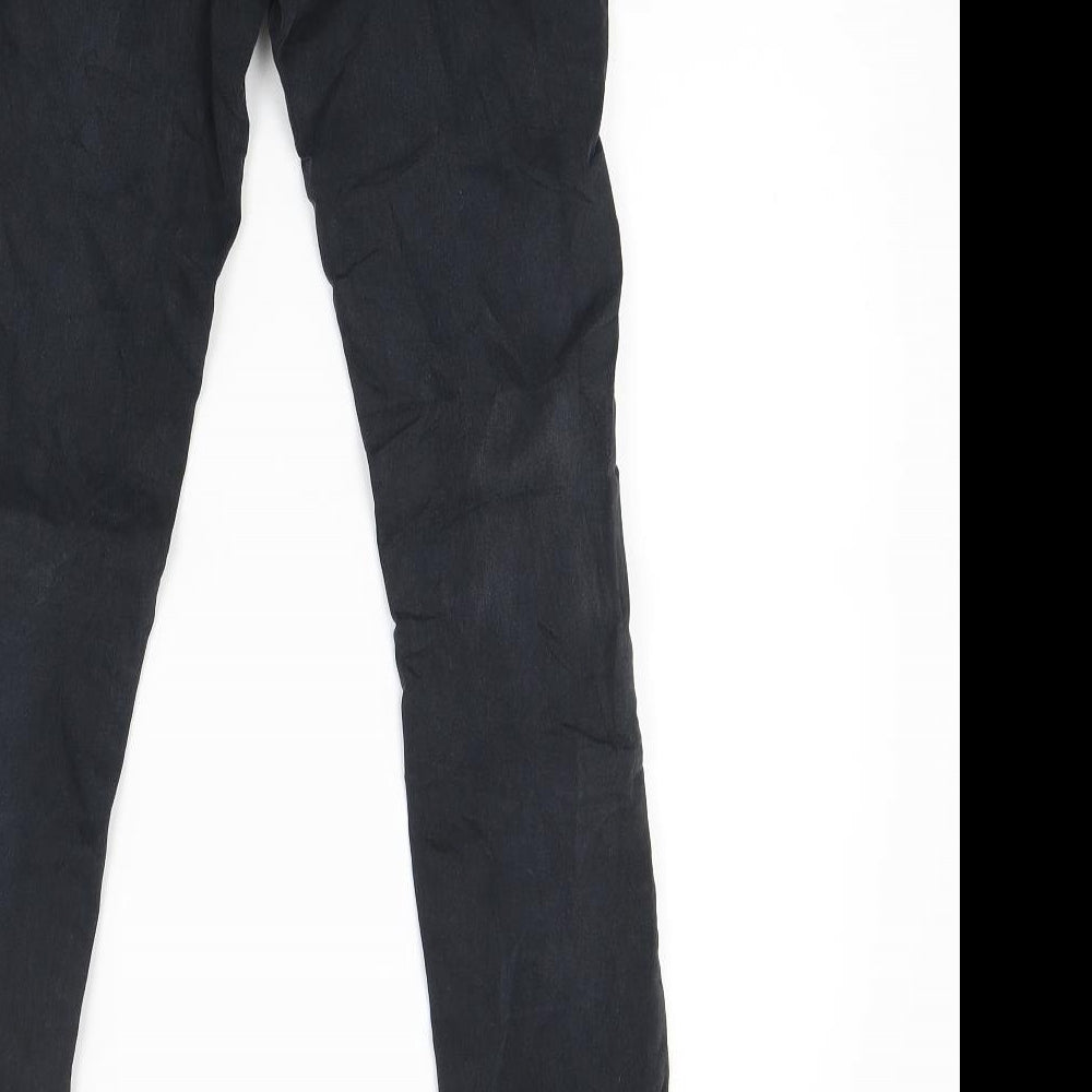 Divided Womens Black Denim Skinny Jeans Size 8 L28 in