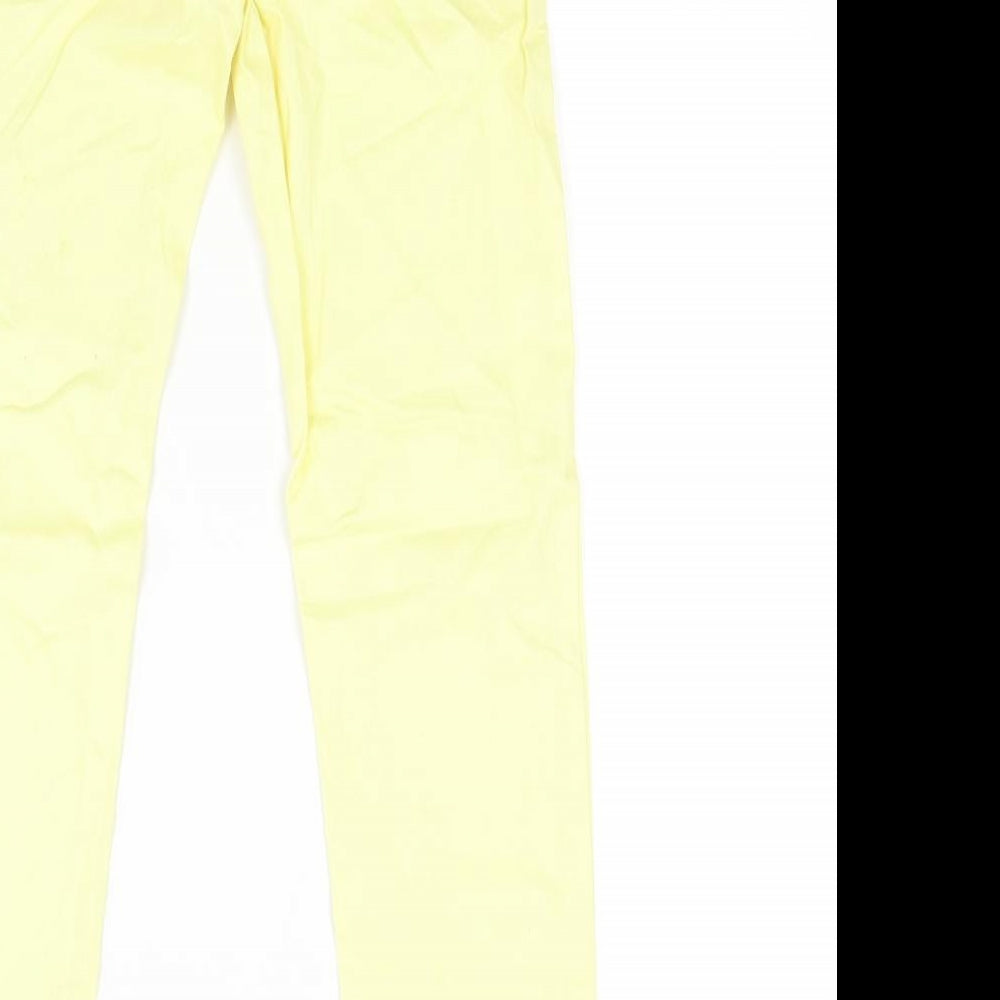J uim Womens Yellow Denim Skinny Jeans Size 28 in L27 in
