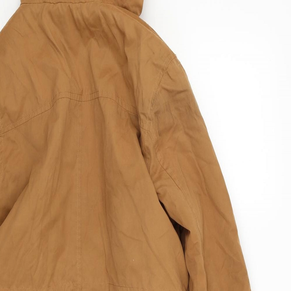 Atmosphere Womens Brown Parka Coat Size 8