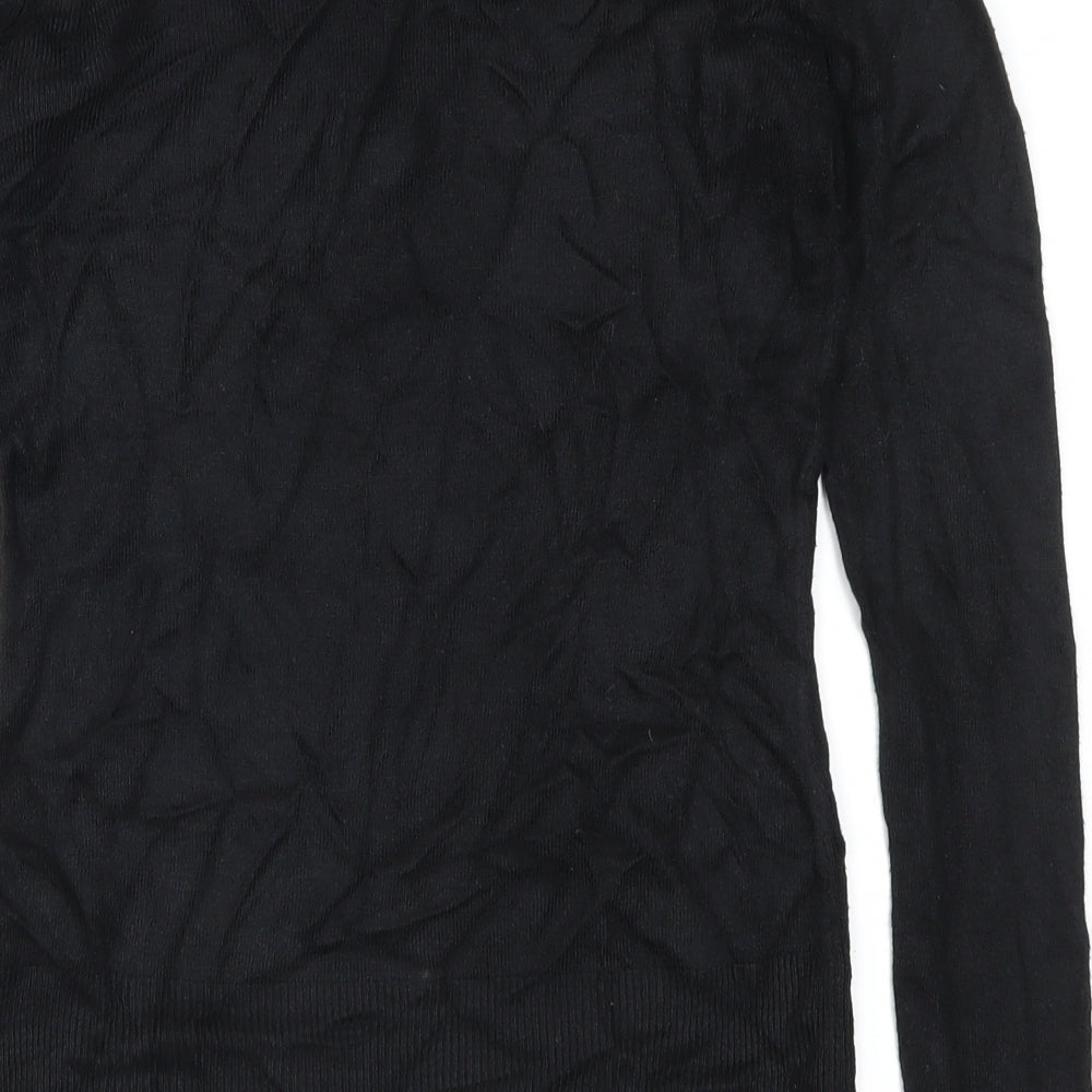 South Womens Black Pullover Jumper Size 8