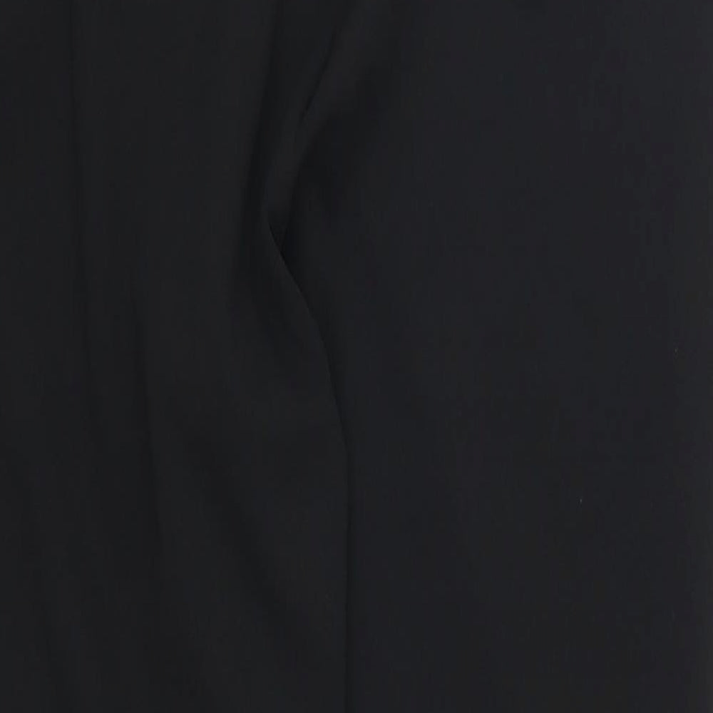 PINK Womens Black Trousers Size 10 L24 in