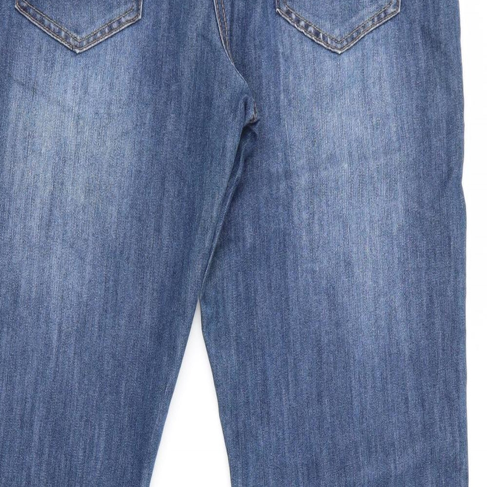 boyfriend Womens Black Boyfriend Jeans Size 38 L29 in