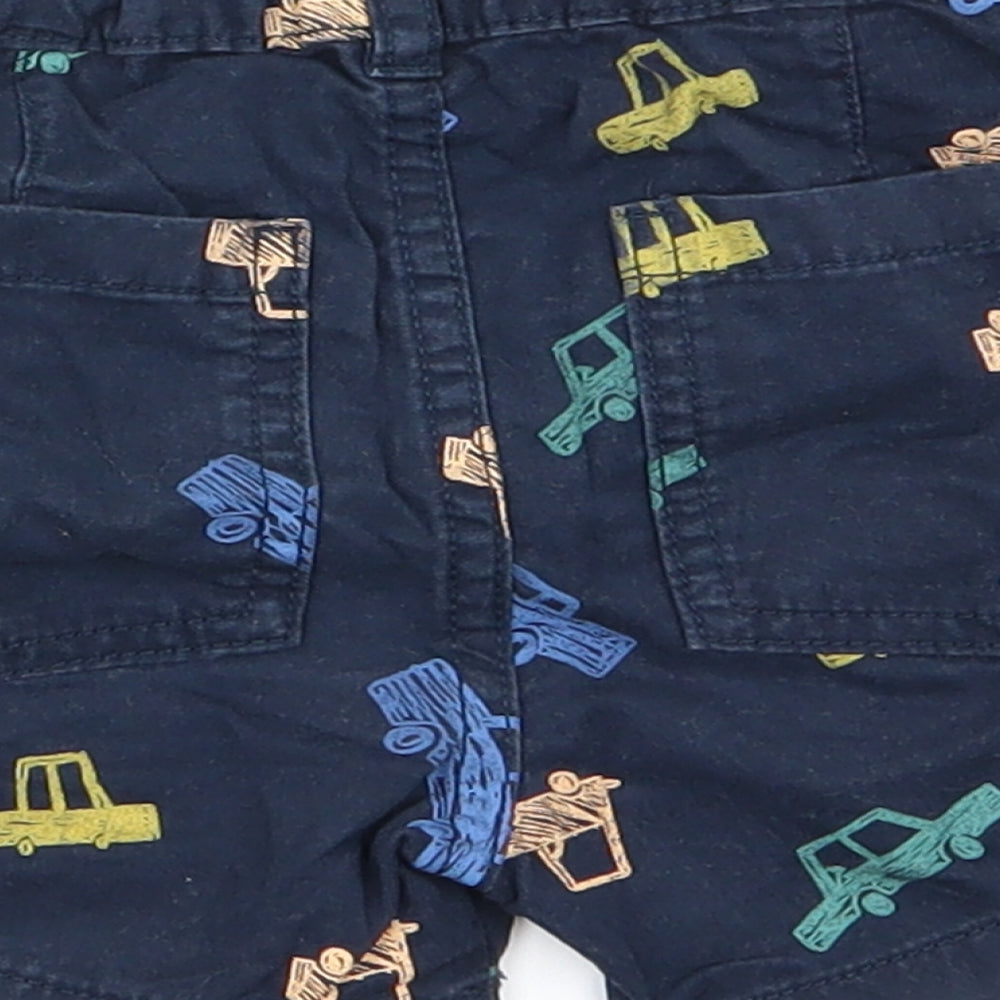 F&F Boys Black Bermuda Shorts Size 2 Years - tractor