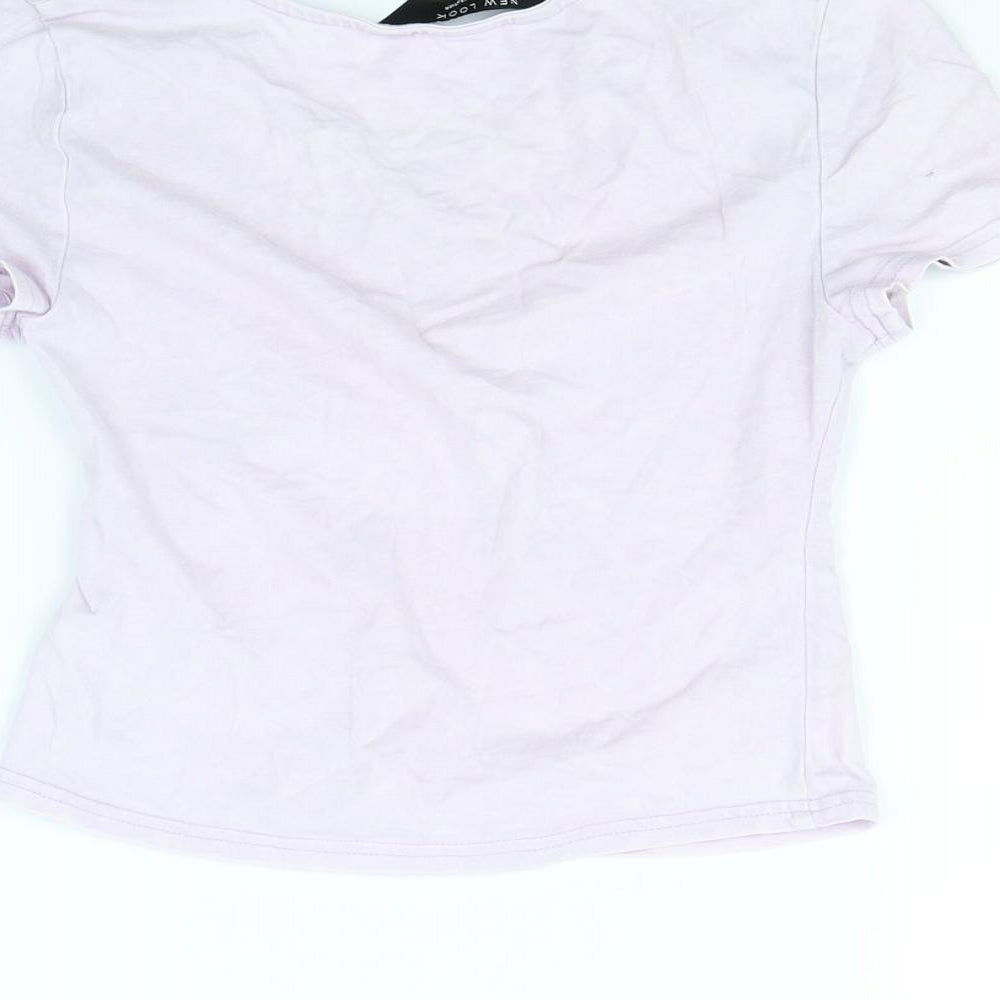 New Look Girls Purple Basic Tank Size 12 Years