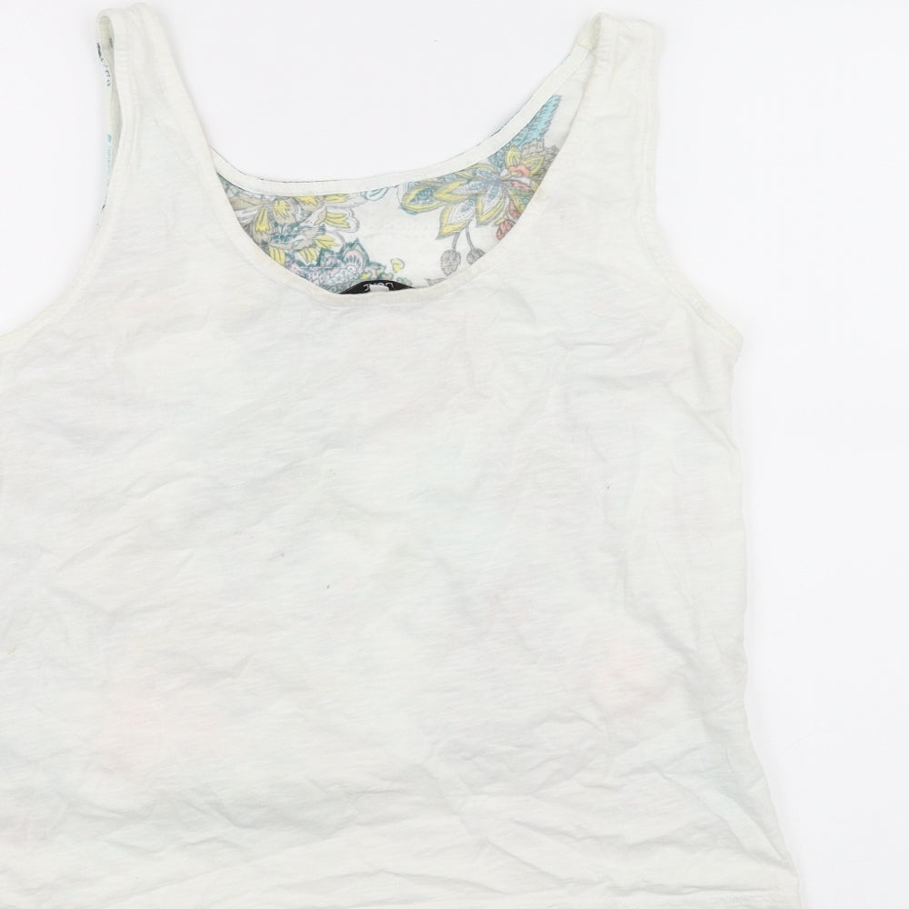NEXT Womens White Basic T-Shirt Size 10