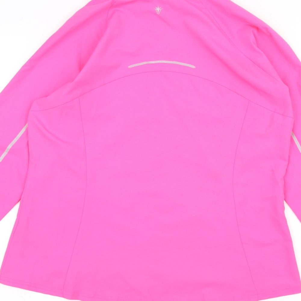 Marks and Spencer Womens Pink Windbreaker Coat Size 8