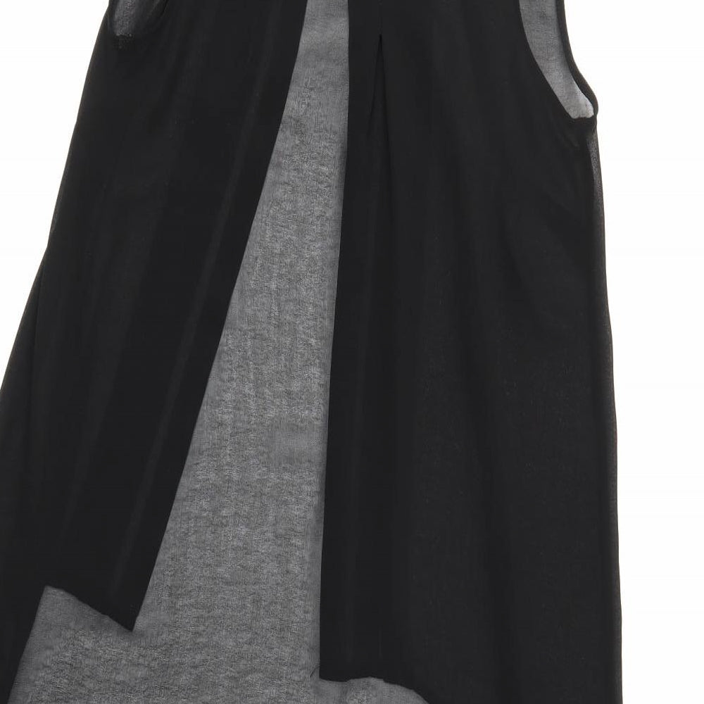 Atmosphere Womens Black Basic Button-Up Size 6