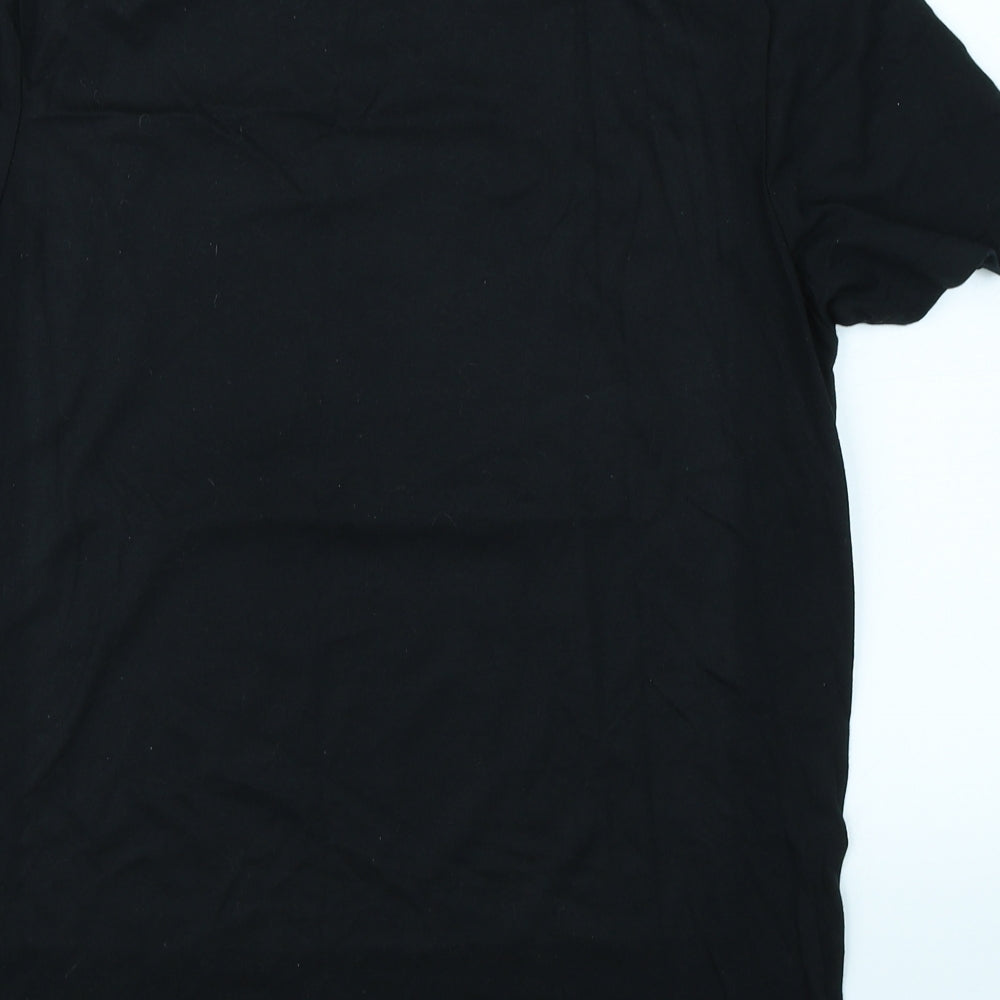 Primark Mens Black T-Shirt Size L - Star Wars The Mandalorian