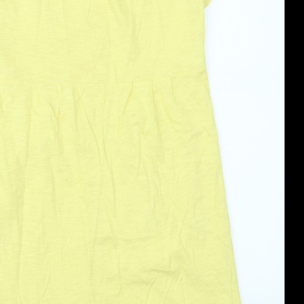 Gina Tricot Womens Yellow Skater Dress Size S