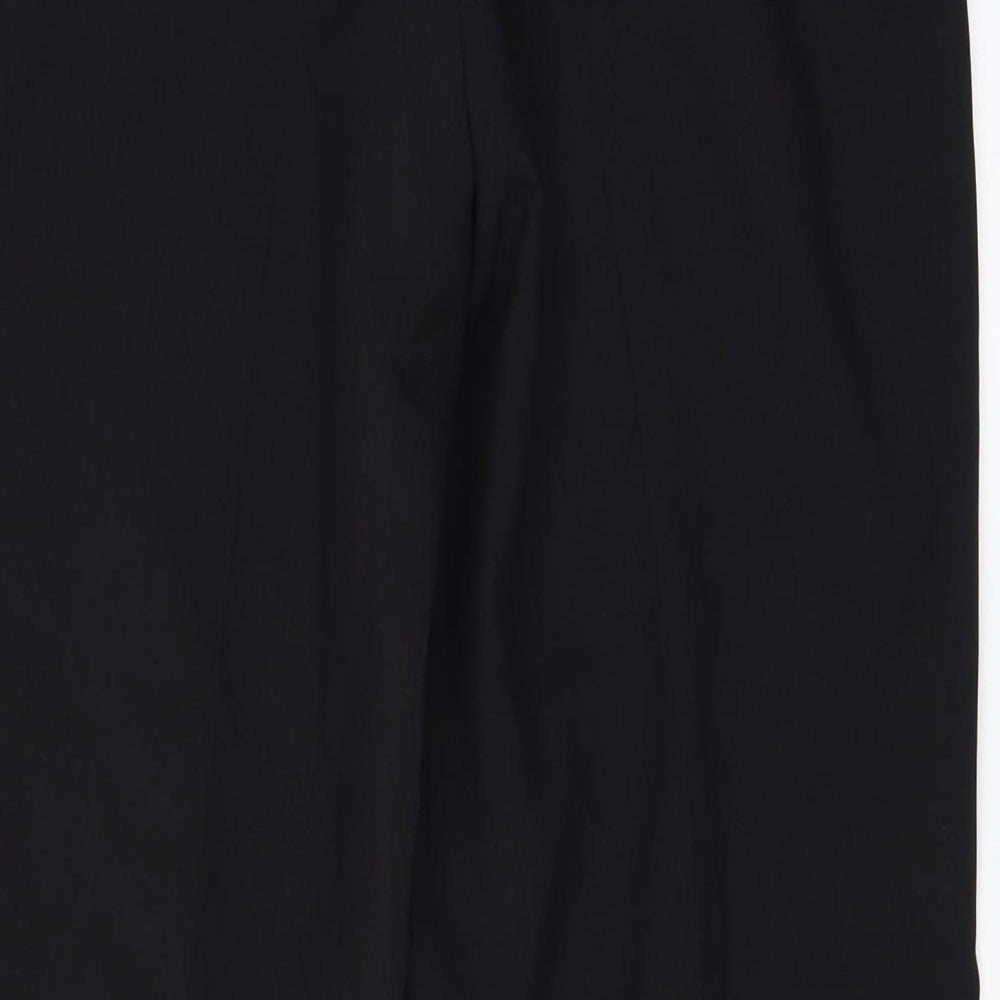 Papaya Womens Black Trousers Size 10 L26 in