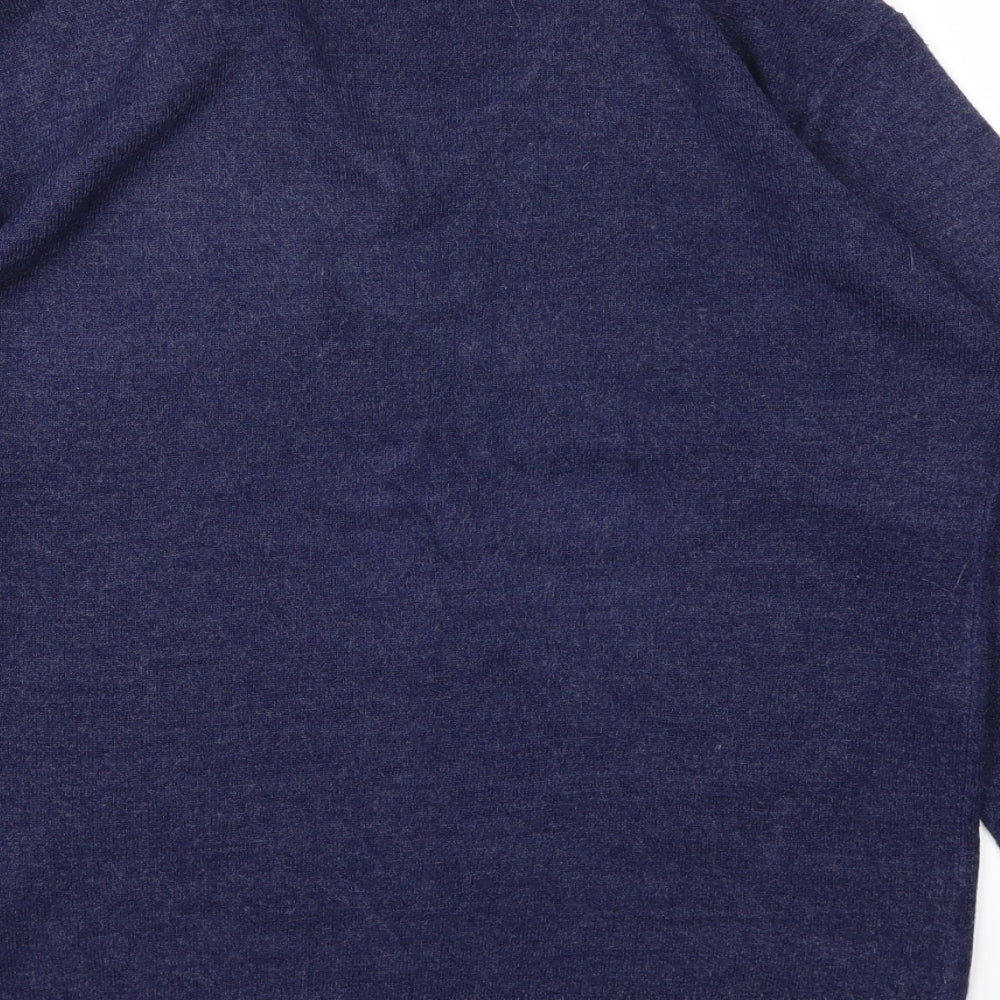 Easy Mens Blue Pullover Sweatshirt Size M