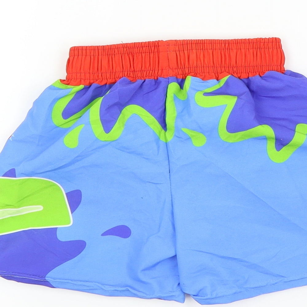 cool summer Boys Multicoloured Colourblock Bermuda Shorts Size 2 Years - surf a saurus