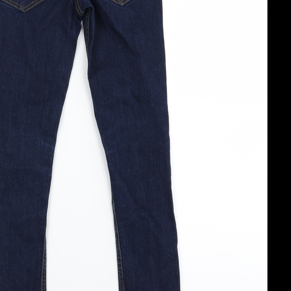 M&Co Girls Blue Skinny Jeans Size 9 Years