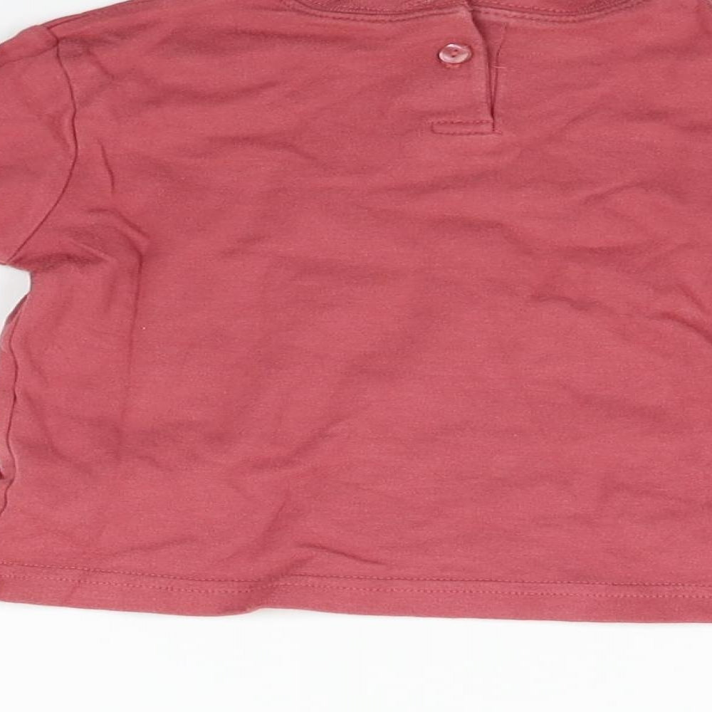 George Pink Basic T-Shirt Size 12-18 Months - Super hero