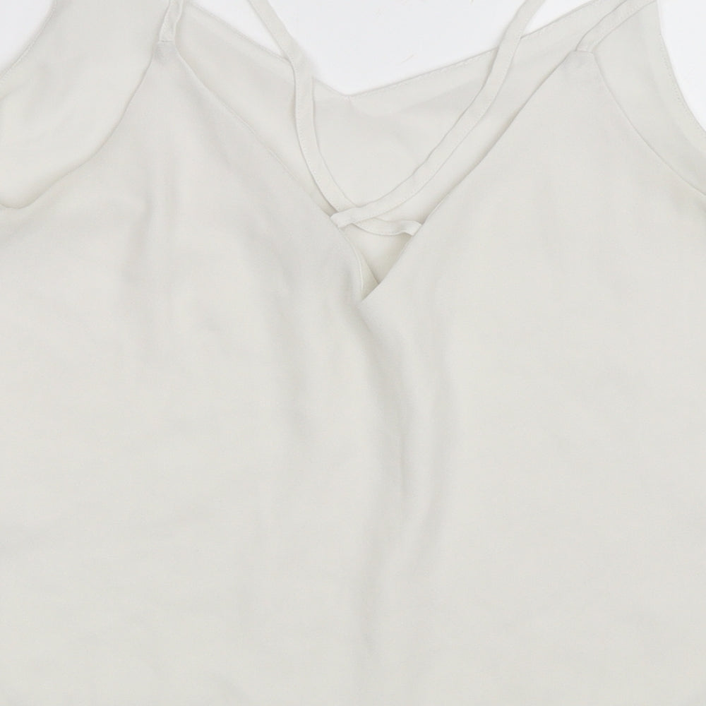 Pimkie Womens White Camisole Blouse Size M
