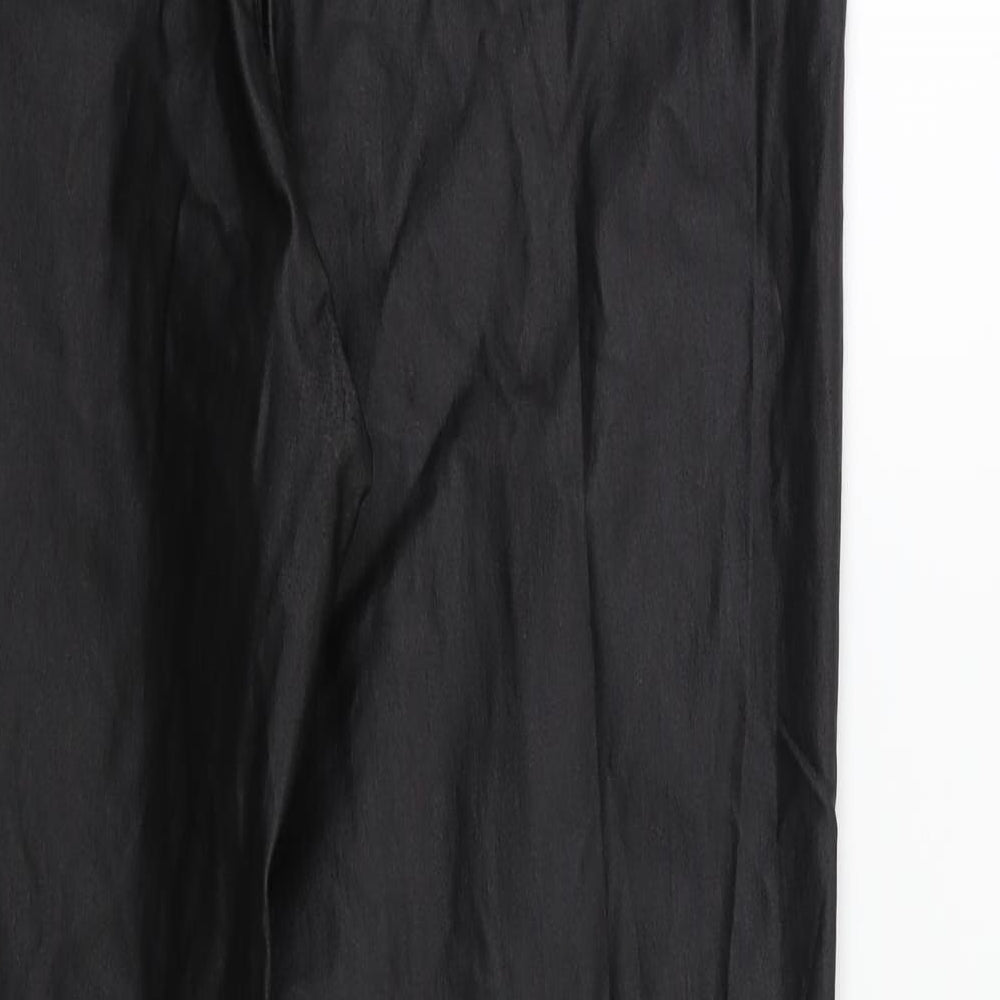 Preworn Womens Black Trousers Size 32 in L30 in