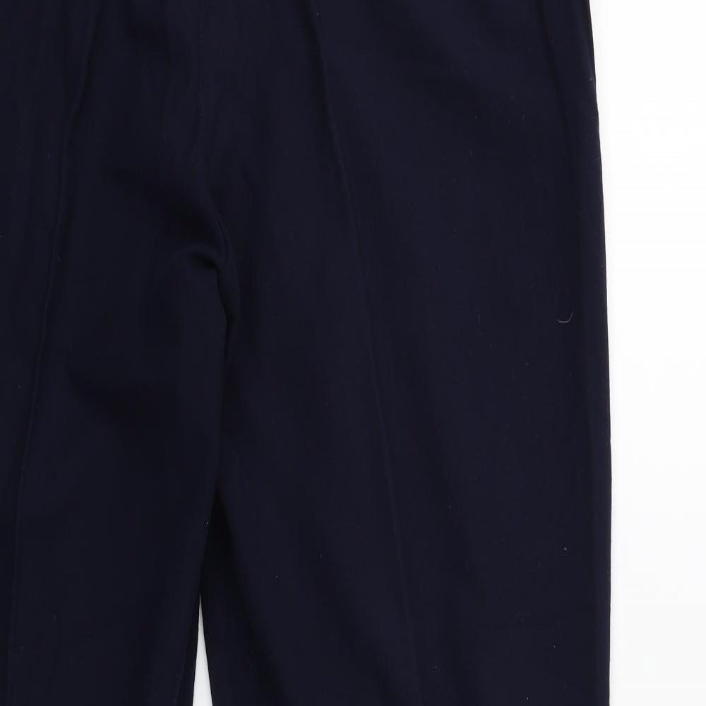 Plus Collection Womens Blue Trousers Size 16 L30 in