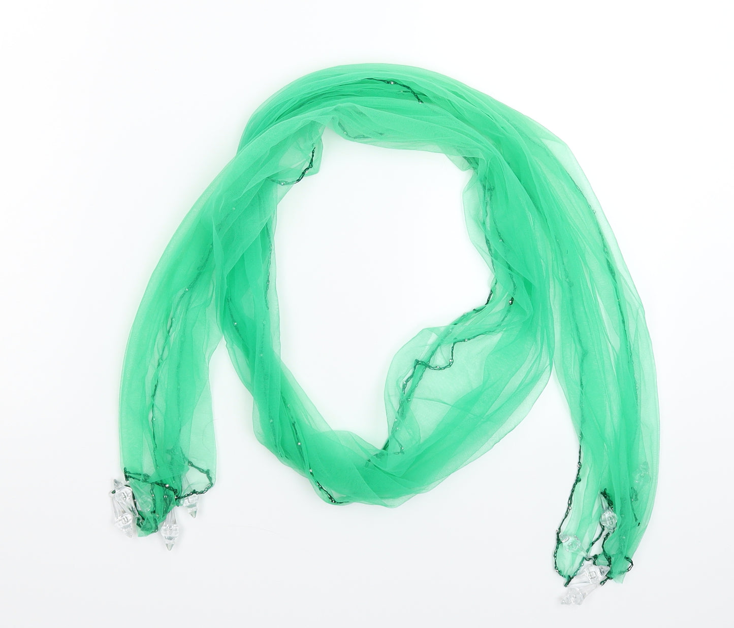 Preworn Womens Green Scarf
