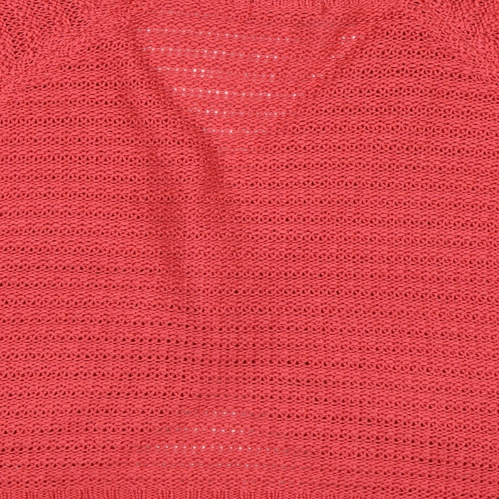 BM Womens Pink Cardigan Jumper Size XL