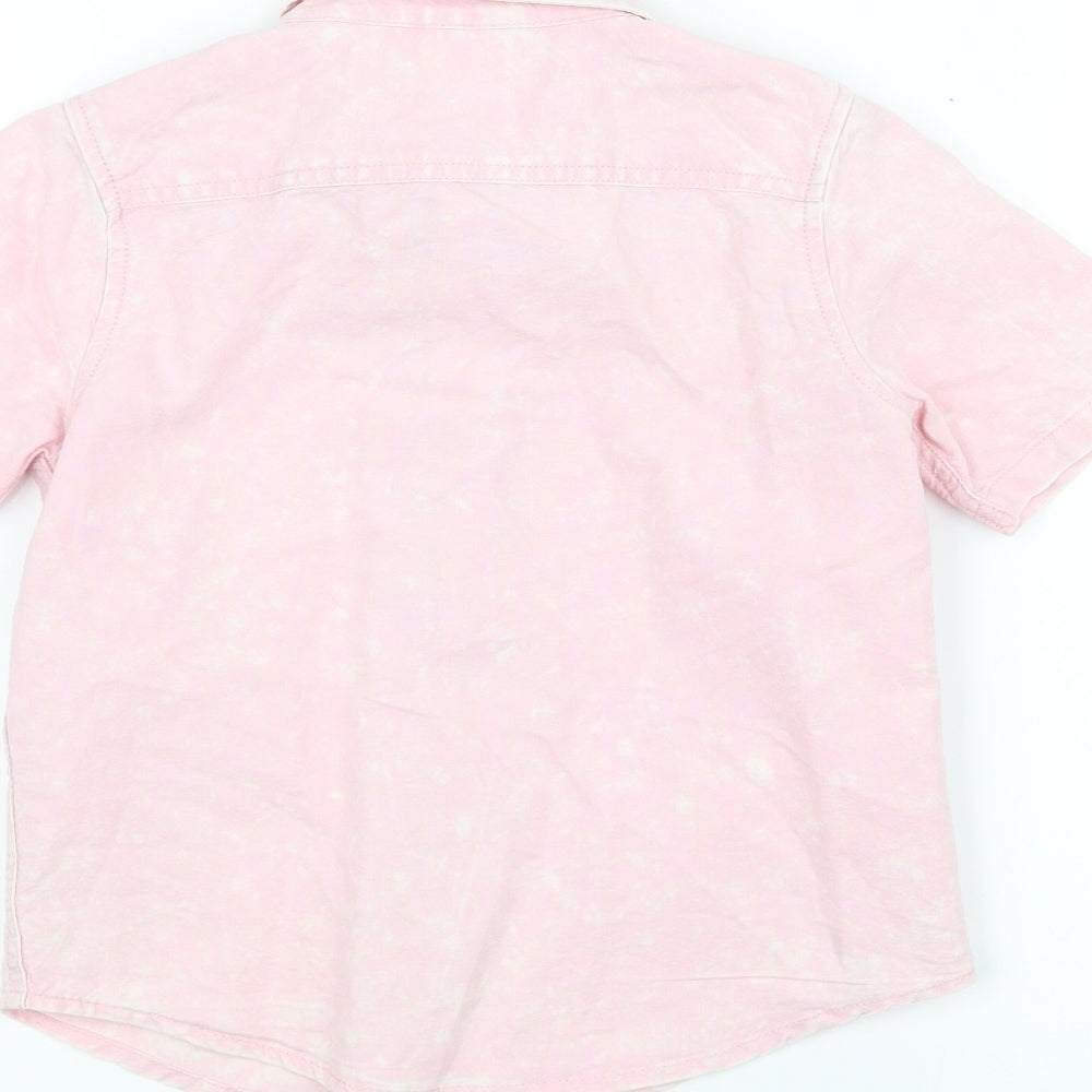 F&F Boys Pink Basic Button-Up Size 4-5 Years