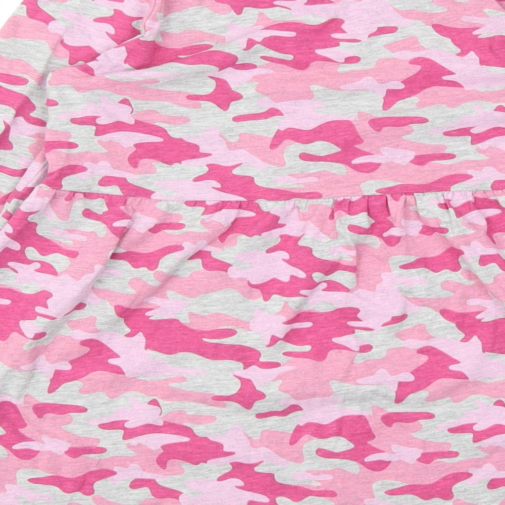 I love girl wear Girls Pink Camouflage Fit & Flare Size 7 Years