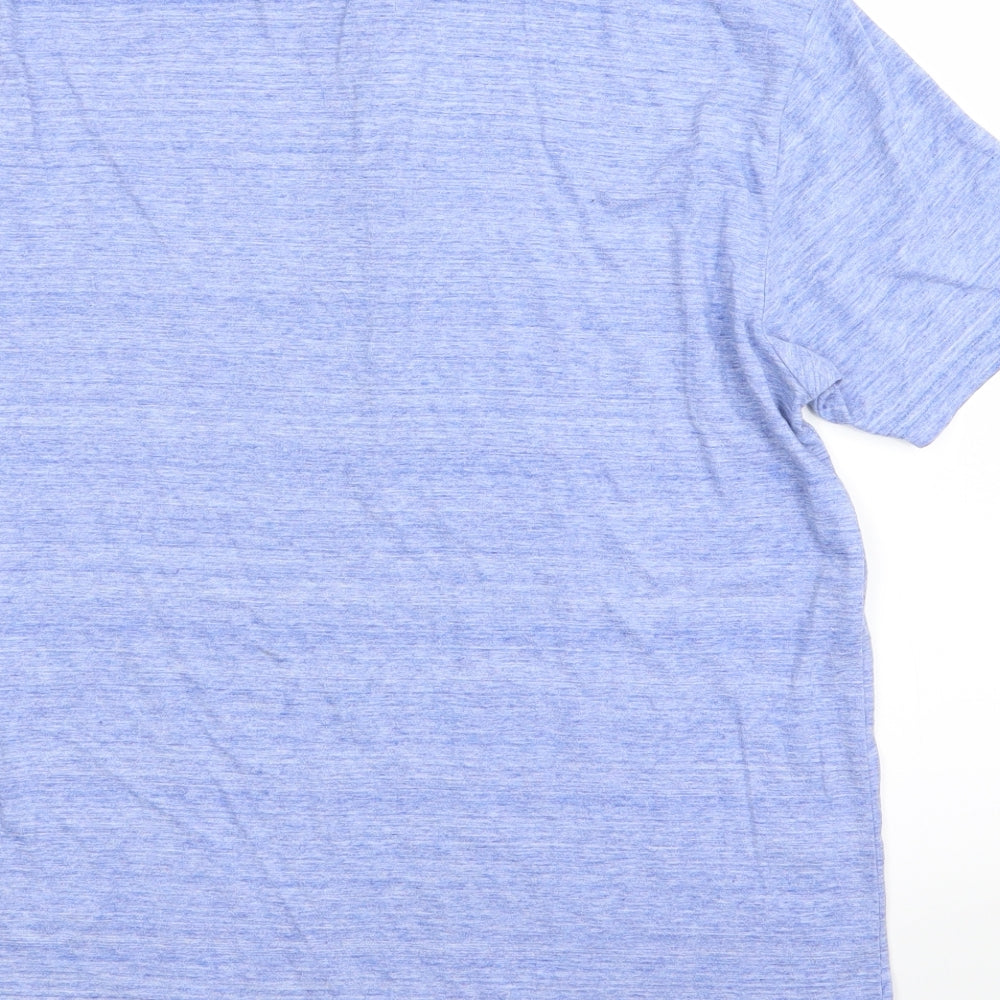 Cedar Wood State Mens Blue Polo Size M