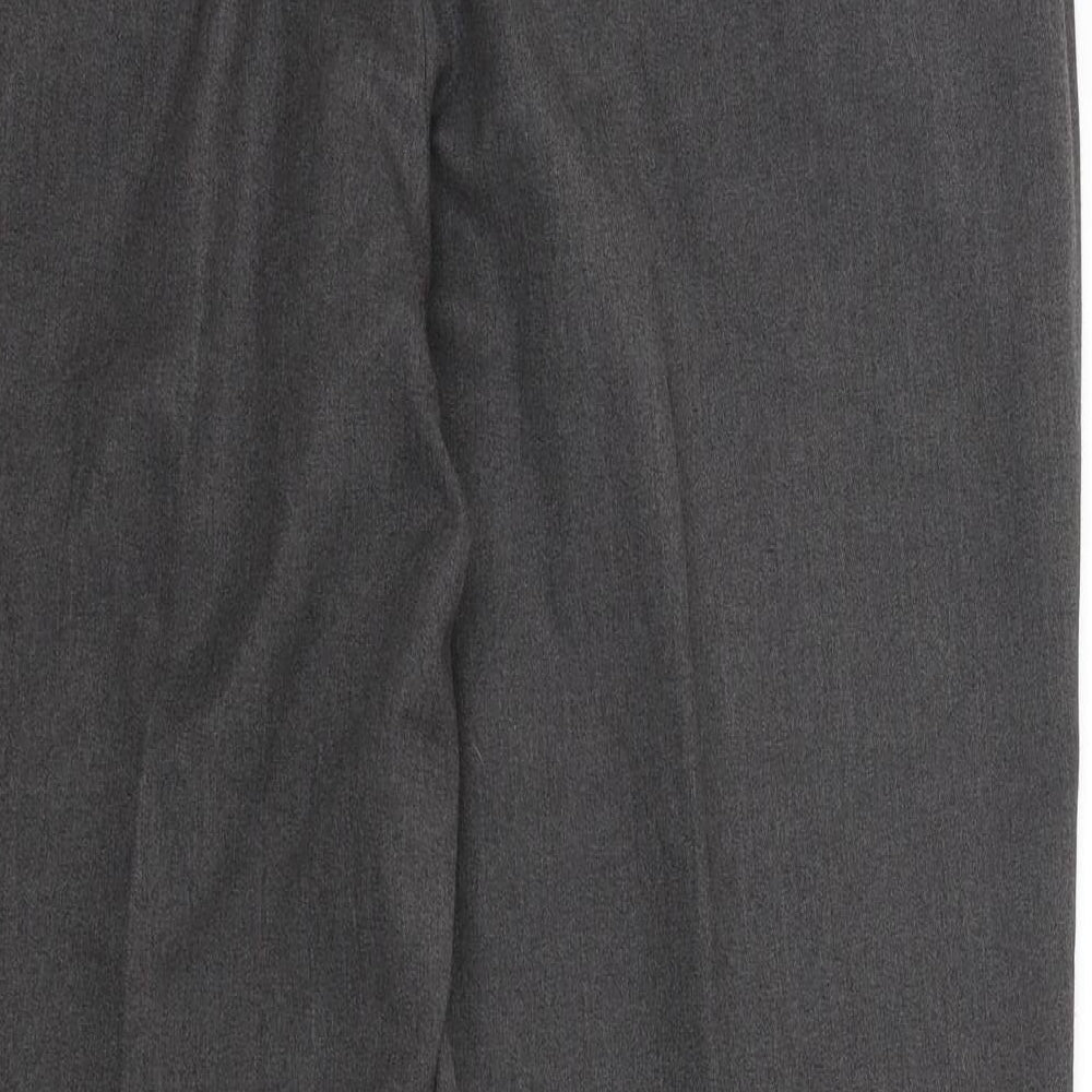 BURTONS Mens Grey Trousers Size 38 in L28 in