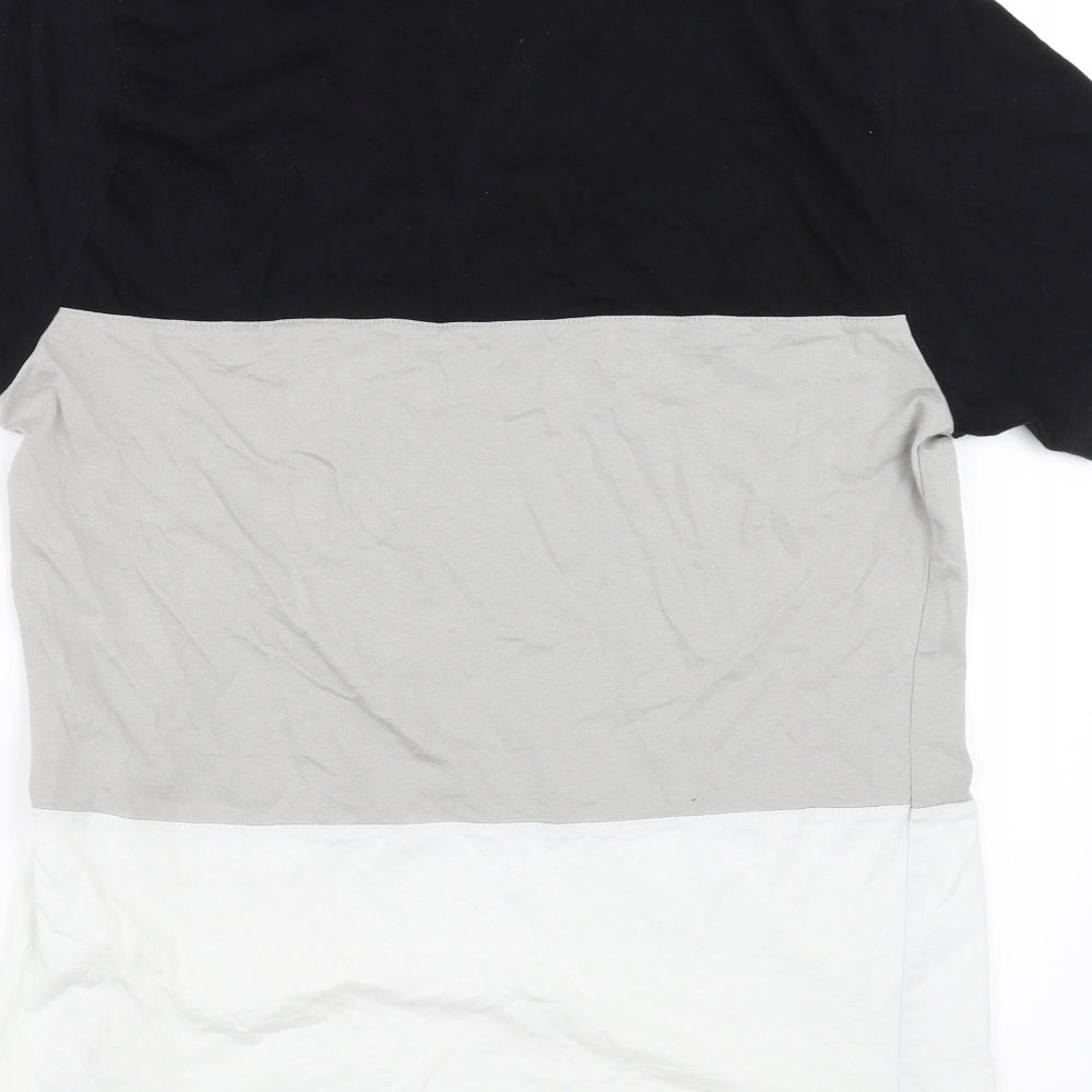 Boohoo Mens Black Polo Size L