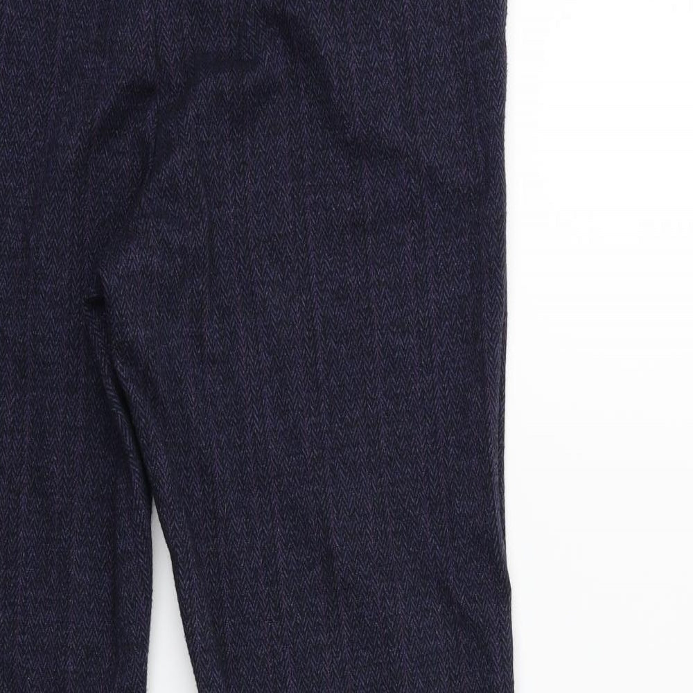TU Womens Blue Trousers Size 12 L28 in