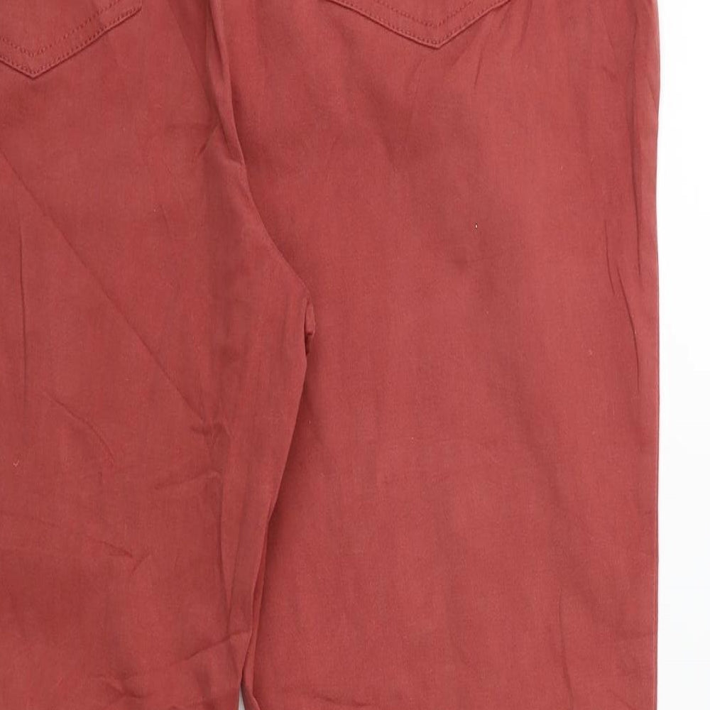 Mia Moda Womens Brown Denim Jegging Jeans Size 38 in L29 in