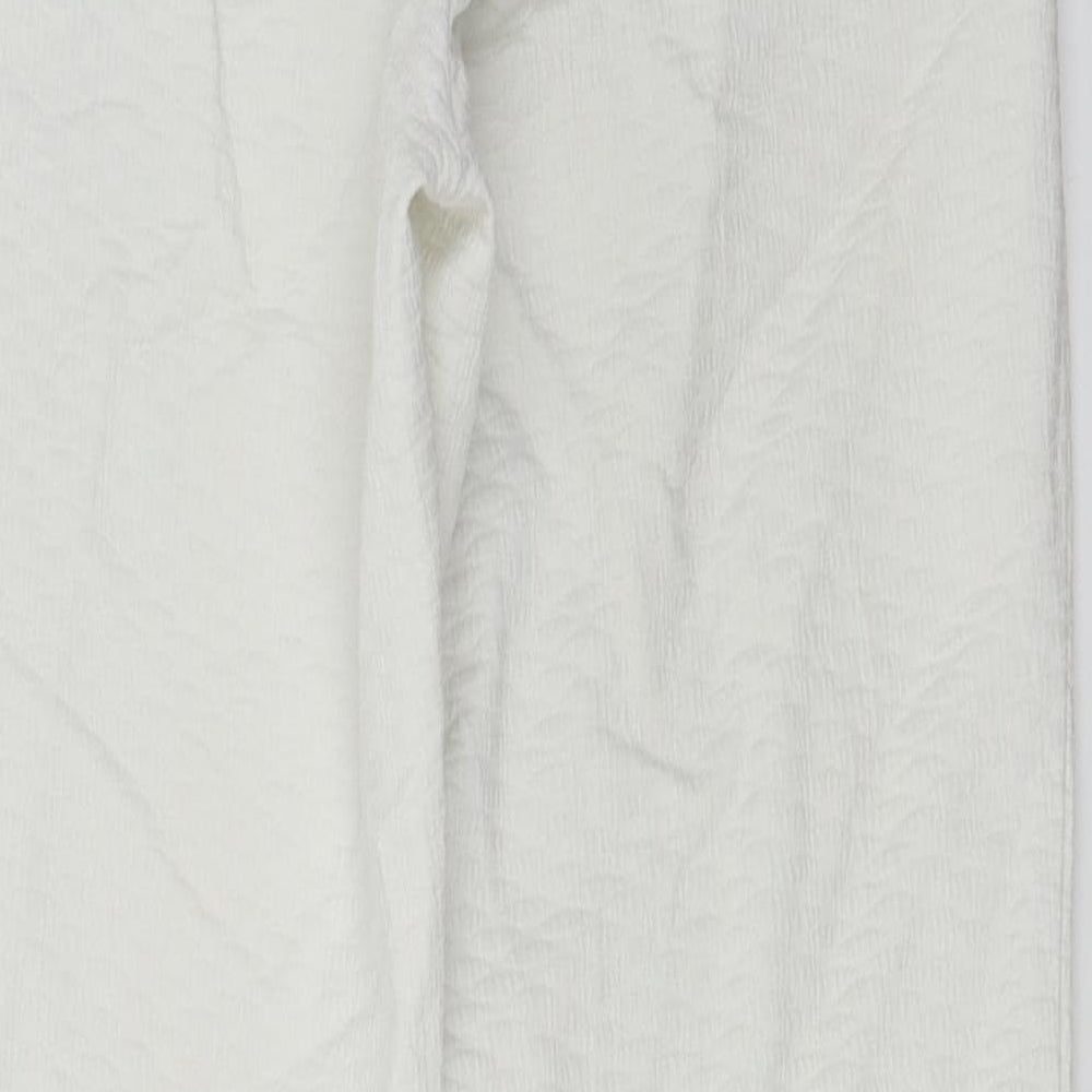 Topshop Womens White Trousers Size 8 L22 in