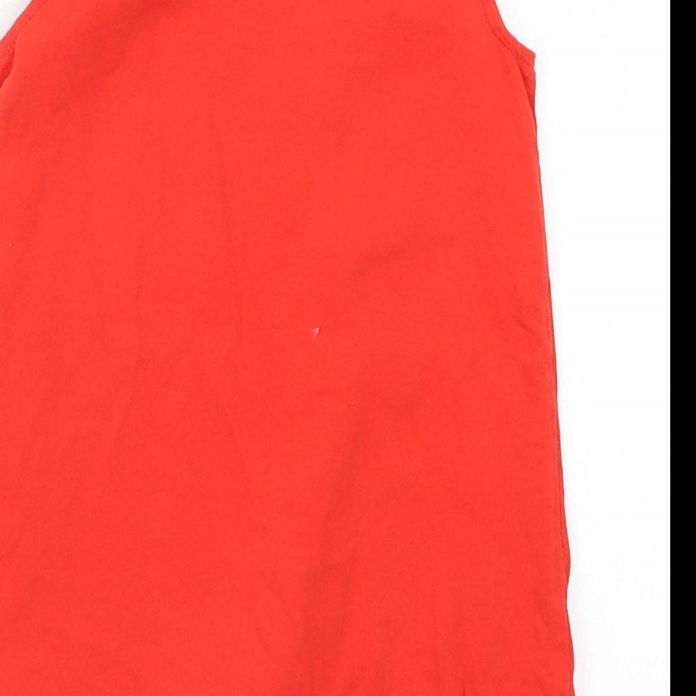 LC Waikiki Girls Red Babygrow One-Piece Size 12-18 Months - I'm So Happy Today