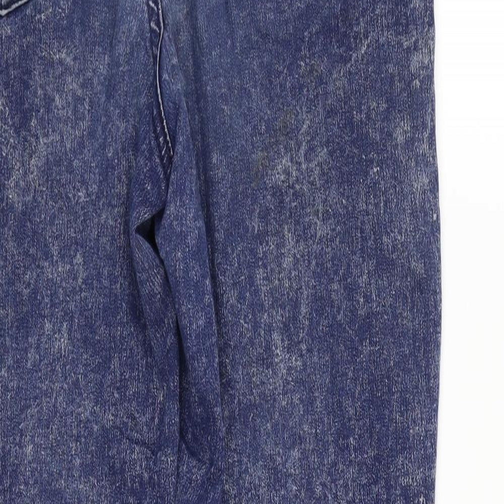 deniem & co Womens Blue Straight Jeans Size 10 L28 in