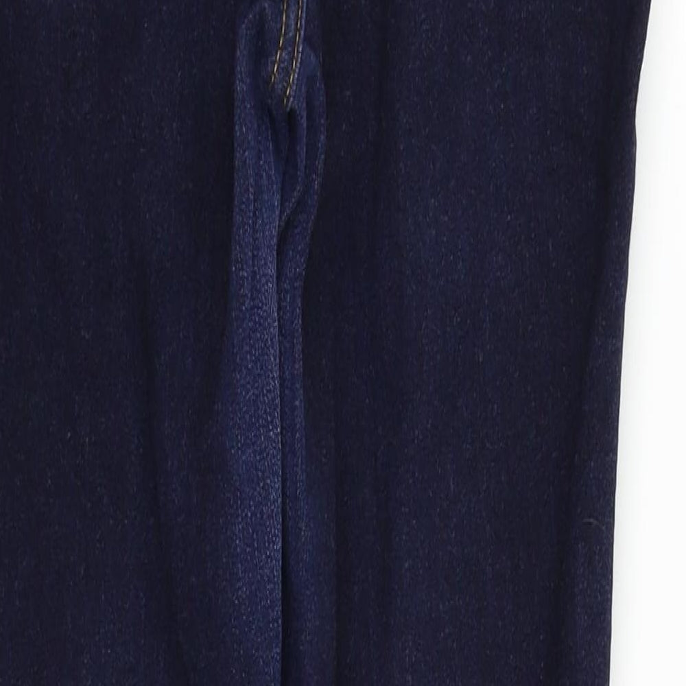 deniem & co Womens Blue Straight Jeans Size 12 L30 in